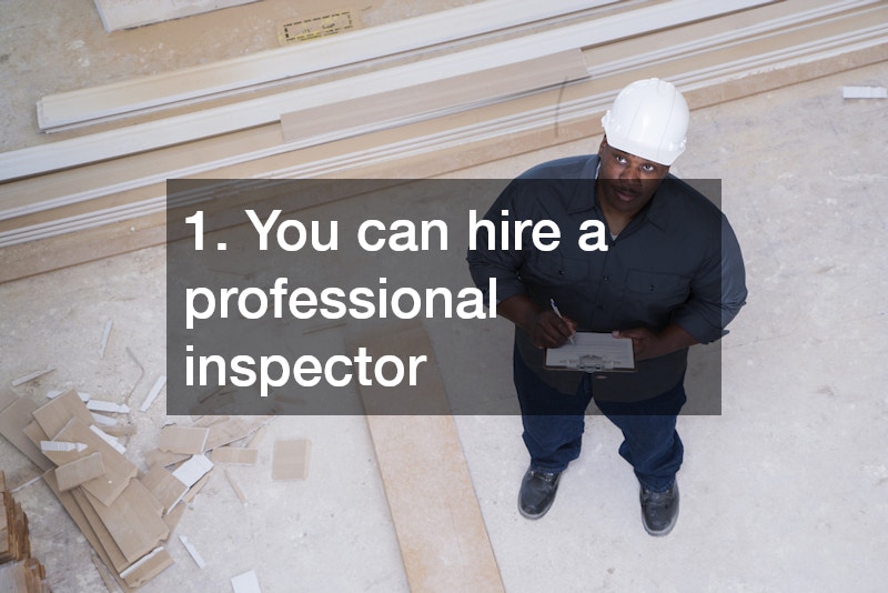 property inspector and contractor